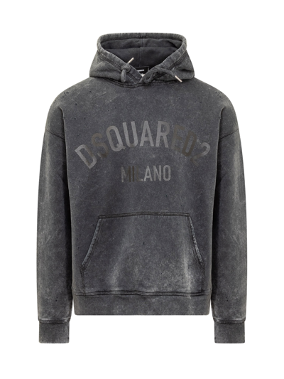 Dsquared2 Hercalina Hoodie In Gray