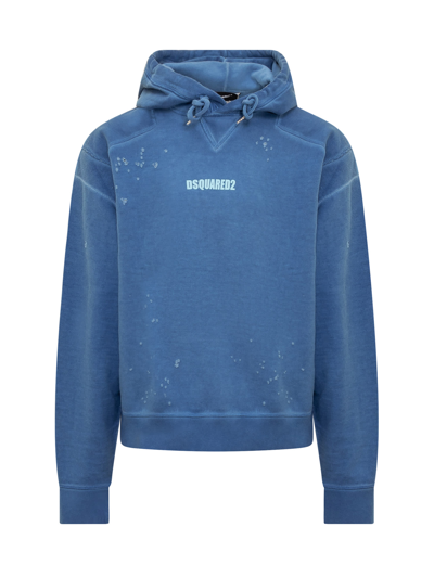 Dsquared2 Cipro Hoodie In Blue