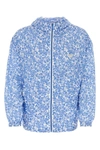 Prada Printed Re-nylon Windbreaker In Multicolor