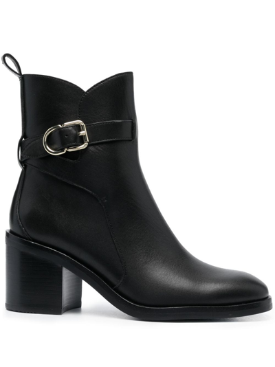 3.1 Phillip Lim / フィリップ リム Alexa Ankle-strap Leather Boots In Black