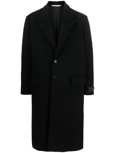 VALENTINO SINGLE-BREASTED WOOL-BLEND COAT