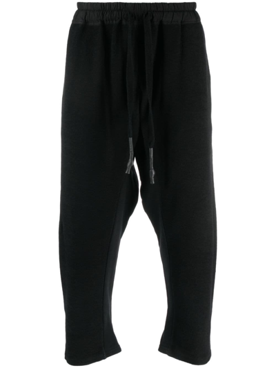 Isaac Sellam Experience Cropped Drop-crotch Trousers In Black