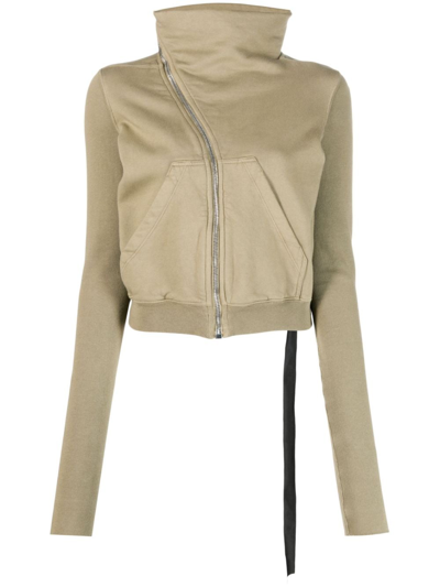 Rick Owens Drkshdw Cardigan Mit Riemen In Green