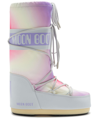 MOON BOOT ICON TIE-DYE PADDED BOOTS