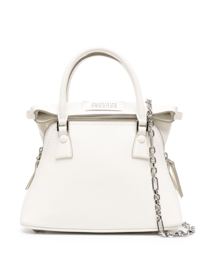 Maison Margiela Micro 5ac Classique Schultertasche In Neutrals