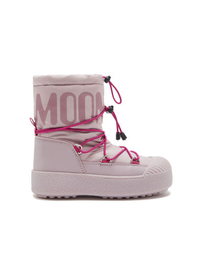 MOON BOOT LOGO-PRINT LACE-UP SNOW BOOTS
