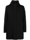 Peuterey Long Sleeve Hooded Jacket In Black