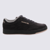 Reebok Dark Brown Leather Snakers In Brown