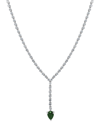 Sabrina Designs 14k 5.25 Ct. Tw. Diamond & Emerald Drop Necklace