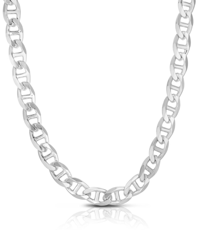 Italian Silver Mariner Chain Necklace