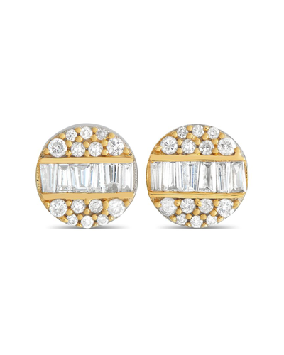 Diamond Select Cuts 14k Two-tone 0.44 Ct. Tw. Diamond Earrings