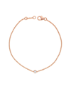 Diana M. Fine Jewelry 14k Rose Gold 0.15 Ct. Tw. Diamond Chain Bracelet