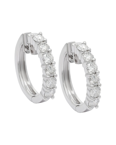 Diana M. Fine Jewelry 14k 1.80 Ct. Tw. Diamond Hoops
