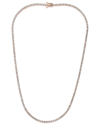 DIANA M. DIANA M. FINE JEWELRY 14K ROSE GOLD 9.00 CT. TW. DIAMOND TENNIS NECKLACE