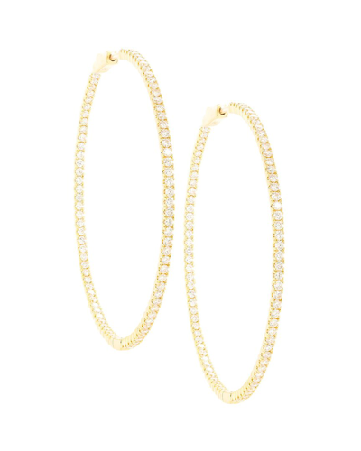 Diana M. Fine Jewelry 14k 3.00 Ct. Tw. Diamond Hoops