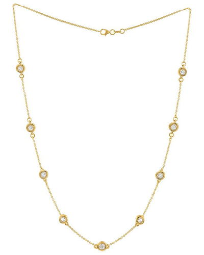 Diana M. Fine Jewelry 14k 2.26 Ct. Tw. Diamond By The Yard Necklace