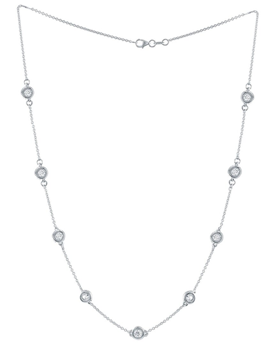 Diana M. Fine Jewelry 14k 2.26 Ct. Tw. Diamond By The Yard Necklace In White