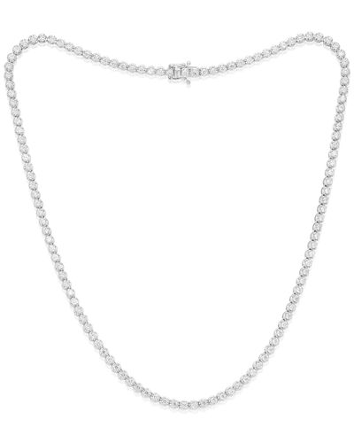 Diana M. Fine Jewelry 14k 4.00 Ct. Tw. Diamond Tennis Necklace In White