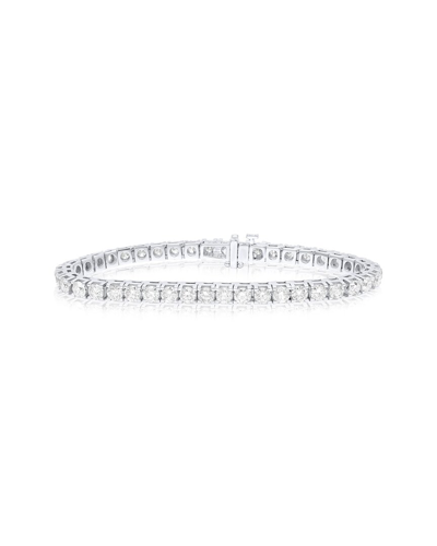 Diana M. Fine Jewelry 14k 10.50 Ct. Tw. Diamond Tennis Bracelet In White