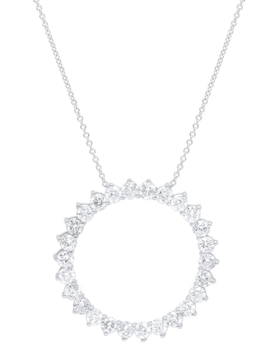 Diana M. Fine Jewelry 14k 1.30 Ct. Tw. Diamond Pendant Necklace In White