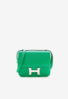 Hermes Constance 18 In Magnolia Chèvre Mysore With Palladium Hardware In Menthe