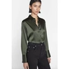 Frame The Standard Silk Button-front Shirt