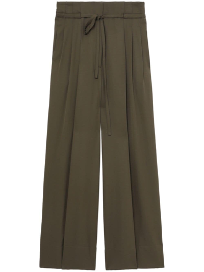 3.1 Phillip Lim / フィリップ リム High-waisted Straight-leg Trousers In Fir Green
