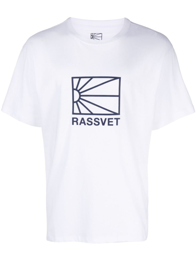 Paccbet Graphic-print Cotton T-shirt In White