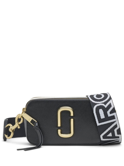 Marc Jacobs Logo-plaque Leather Crossbody Bag In 964black/multi