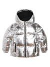 Givenchy Monogram-print Padded Coat In Grey