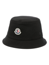 MONCLER LOGO-PATCH BUCKET HAT