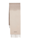 Jacquemus L'echarpe Moisson Gradient-effect Scarf In Neutrals
