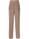 STELLA MCCARTNEY PLEATED STRAIGHT-LEG TROUSERS,477400SJA0412153947