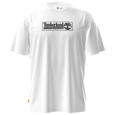Timberland Mens  History Comic T-shirt In White