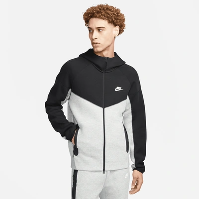 Nike Mens  Tech Fleece Full-zip Hoodie In Black/grey