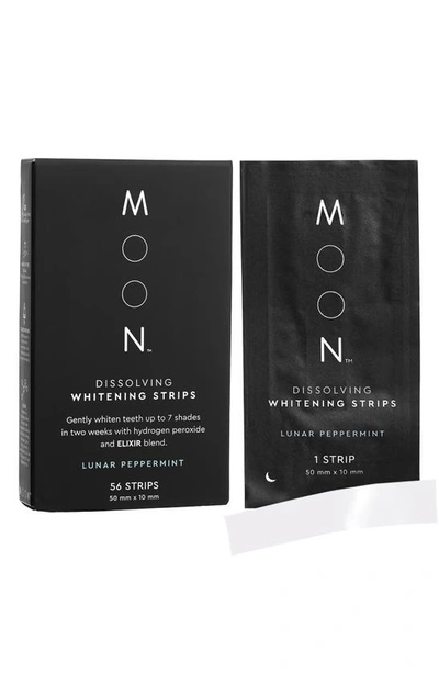 Moon Lunar Peppermint Dissolving Teeth Whitening Strips