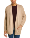 AMICALE CASHMERE AMICALE CASHMERE CHUNKY OPEN WOOL & CASHMERE-BLEND CARDIGAN