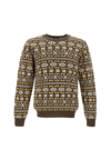 Apc John Merino-wool Pullover In Multicolor