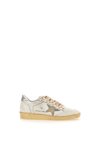 GOLDEN GOOSE BALL STAR DOUBLE QUARTER LEATHER SNEAKERS