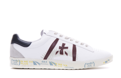 Premiata Andy Logo-patch Sneakers In White