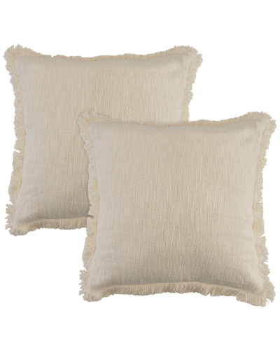 Lr Home Set Of 2 Aspen Solid Throw Pillows