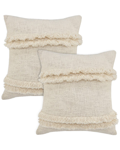Lr Home Set Of 2 Rory Striped Throw Pillows