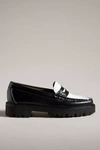 Bass Weejuns Whitney Super Lug Loafers In Black