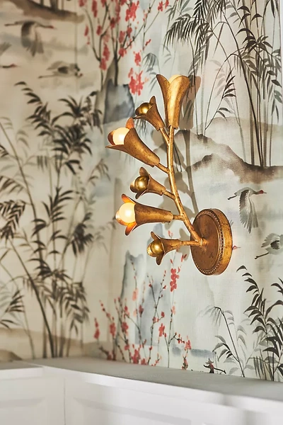 Anthropologie Claudia Sconce In Yellow