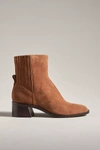 Dolce Vita Linny H2o Womens Suede Pull On Chelsea Boots In Brown