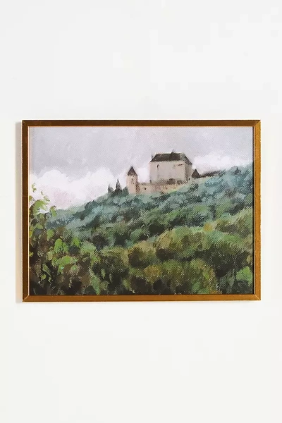 Artfully Walls French Castle Wall Art In Green