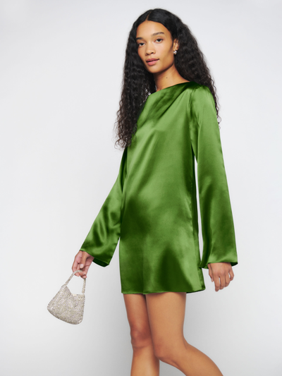 hawaiian style long dress Deep Green Fern Elegance Hawaiian Long Flare Dress / Muumuu Mall 12