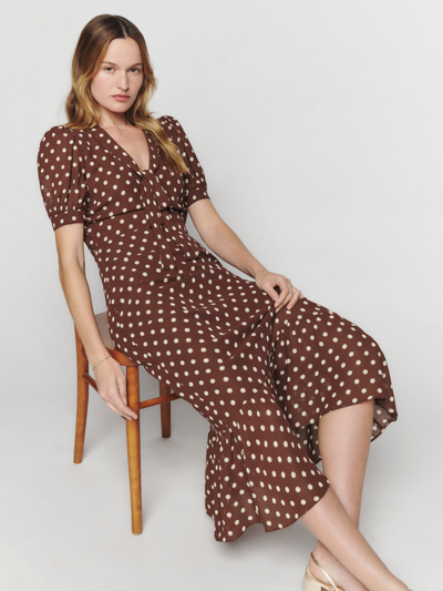 brown halter top dress Petal and Pup Women's Nakita Halter neck Maxi Dress main image 1