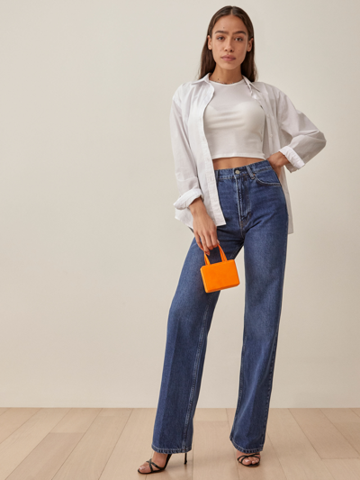 Reformation Wilder High Rise Wide Leg Jeans In Louise