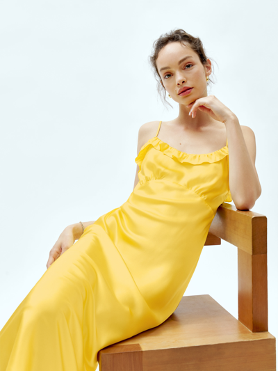 aribella silk dress reformation Reformation Aribella Silk Dress by Reformation